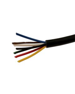 Black 7 Core Trailer Cable 5.75A 30m