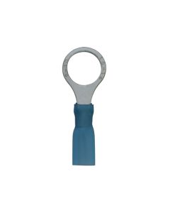 Blue Heat Shrink Ring Terminal 10.5mm 25pc