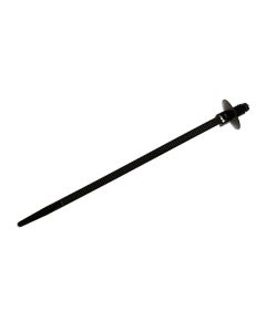 Fir Tree Mounting Black Cable Tie 165mm x 5.0mm 100pc