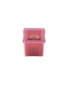 J-Type Cartridge Low Profile Fuses 30A, Pink 10pc