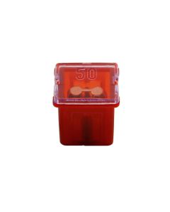 J-Type Cartridge Low Profile Fuses 50A, Red 10pc