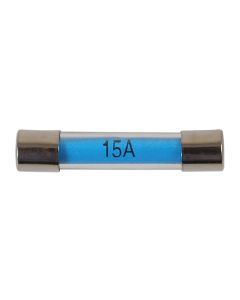 Glass Auto Fuses 15A 100pc