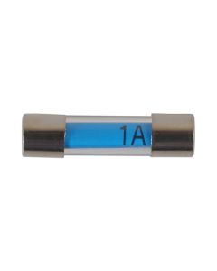 Mini Glass Radio Fuses 1A, 100pc