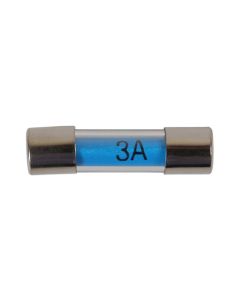 Mini Glass Radio Fuses 3A, 100pc