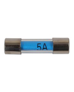 Mini Glass Radio Fuses 5A, 100pc