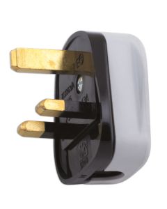 High Impact White Plug Tops 13A 10pc