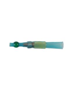 Closed Splice Solder Type Cable End Sleeve Green 16pc