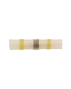 Yellow Solder Type Heat Shrink Butt Connector 50pc