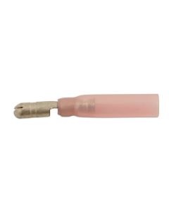 Red Heat Shrink Male Bullet Terminal 25pc