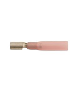 Red Heat Shrink Female Bullet Terminal 25pc