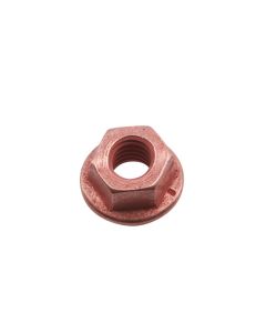 Copper Flashed Nut Flanged & Self Locking M8 x 1.25 x 13mm Hex 5pc