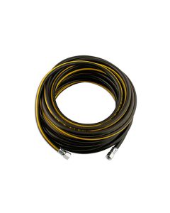 Rubber Air Hose 6.3(1/4") 1/4" BSP Nipples 15m