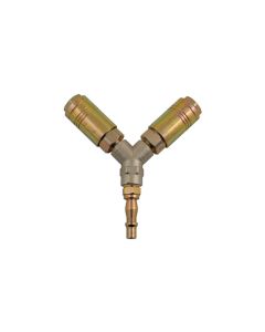 Fastflow Twin Single Action Airline Y-Coupling 1pc