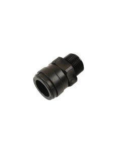 Push-Fit Male Connector 22mm Tube OD to 3/4" BSPT 5pc