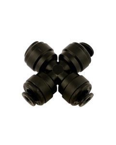 Push-Fit Cross Connector 8mm 5pc