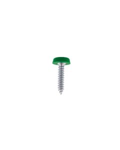 Number Plate Screw Green No 10 x 3/4 100pc