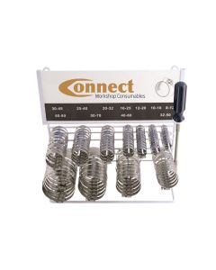 Hose Clip Rack with Hose Clip Driver 110pc