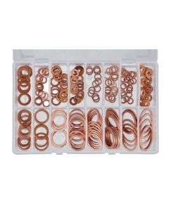 Assorted Copper Sealing Washers Imperial Box 225pc