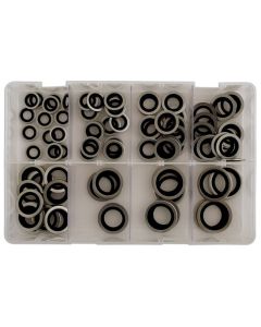 Assorted Metric Bonded Seal Washers (Dowty) 90pc
