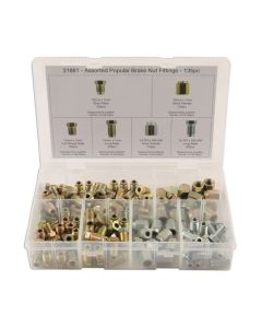 Assorted Brake Nut Fittings 135pc