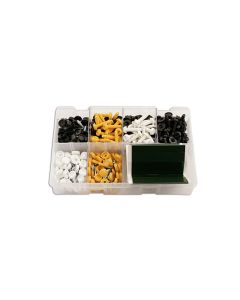 Number Plate Fixings & Pads Assortment 320pc