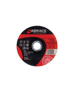 Abracs Extra Thin Flat Cutting Discs 125mm x 1.0mm 10pc