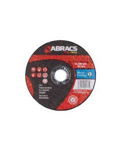 Abracs Flat Cutting Discs 100mm x 3.0mm 25pc