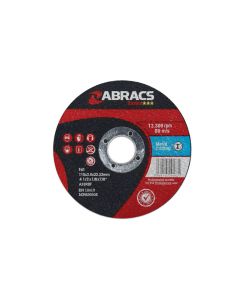 Abracs Flat Cutting Discs 115mm x 3.0mm 25pc