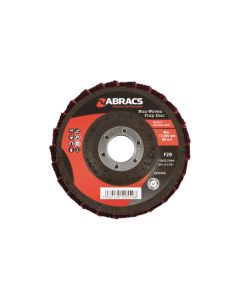 Abracs Non-Woven Flap Discs, Medium 115mm 5pc