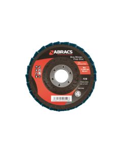 Abracs Non-Woven Flap Discs, Fine 115mm 5pc