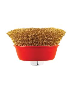Abracs Crimped Cup Brush 75mm x M14 1pc