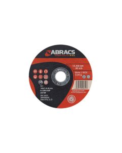 Abracs Extra Thin Flat Cutting Discs 100mm x 1.0mm 10pc
