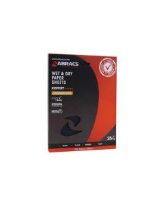 Abracs Wet & Dry Abrasive Sheets P800 25pc