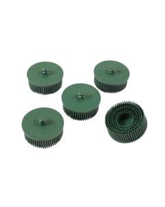 Abracs Quick Lock Bristle Brush 50mm x P50 Green 5pc