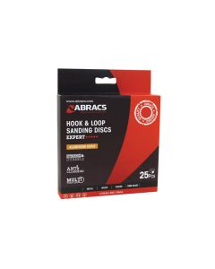 Abracs Hook & Loop Sanding Discs 150mm x P320 25pc