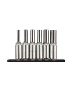Deep Star Socket Set 1/4"D 6pc