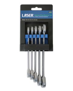 Ratchet Ring Combination Spanner Set 5pc