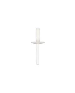 White Plastic Trim Rivet - compatible with BMW 10pc