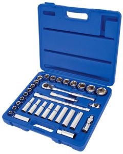 Socket Set 1/2"D 32pc