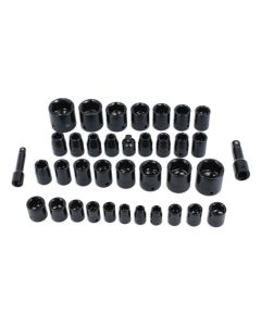 Impact Socket Set 3/8"D, 1/2"D 37pc