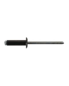 Std Flange Black Rivets 3.2mm x 8mm 100pc