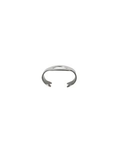 Brake Hose Clips Silver 24.9mm  x 18.7mm 10pc