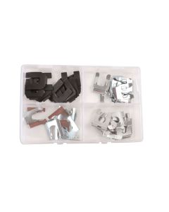 Assorted Brake Hose Clips 35 - 40mm 40pc