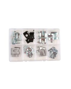 Assorted Brake Hose Clips 30 - 33mm 40pc