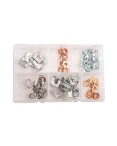 Assorted Brake Hose Clips 15 - 28mm 80pc