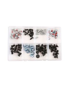 Assorted Brake Disc & Drum Fixing Screws M6 - M8, 80pc