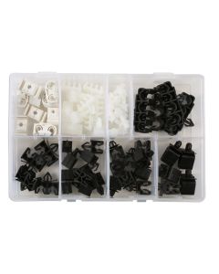 Assorted Brake Line Clips 64pc