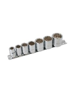 Whitworth Socket Set 3/8"D 7pc