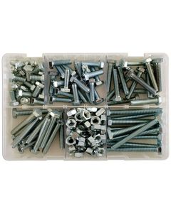 Assorted M8 x 1.25 Bolts & Nuts 154pc