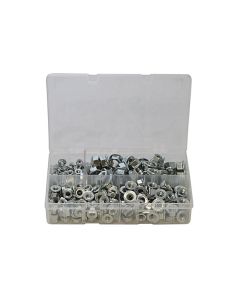 Assorted Metric Flange Nuts Box 225pc
